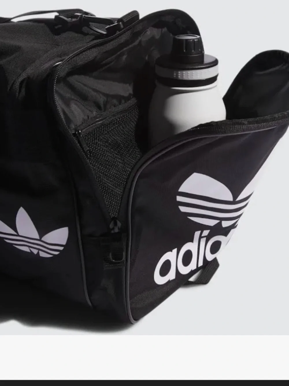 adidas Originals Black & White Duffel Bag